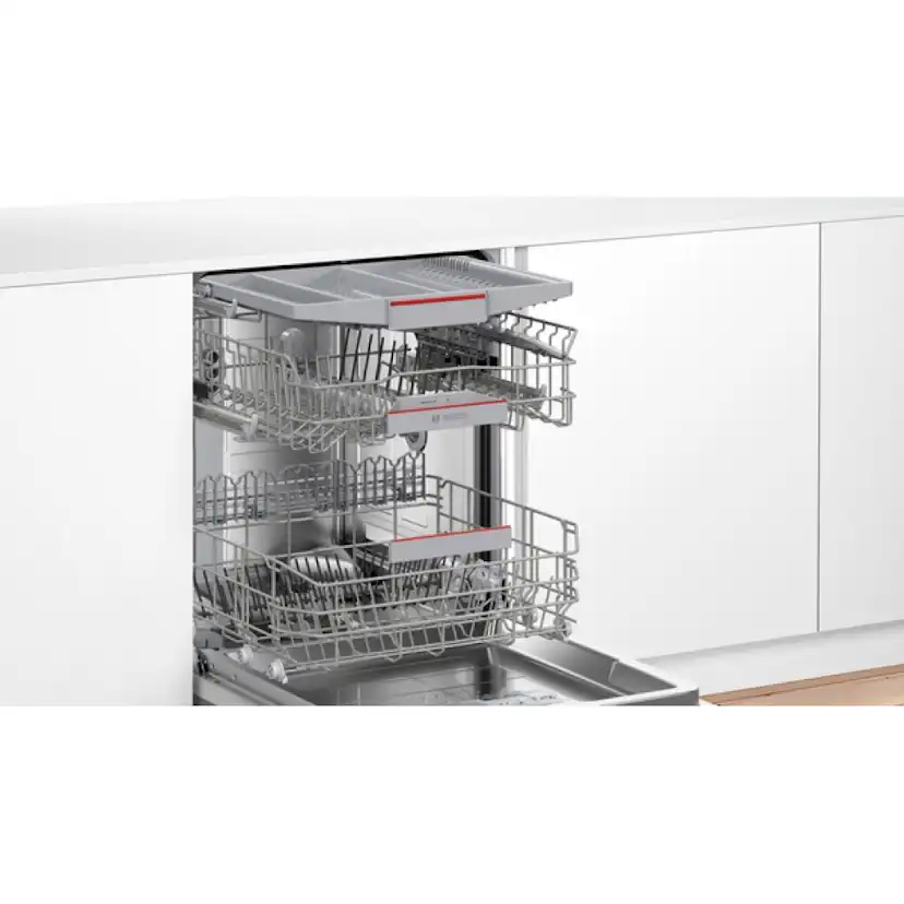 Bosch SMU6ZCW10S Serie 6, diskmaskin, 60 cm, Vit Hvit