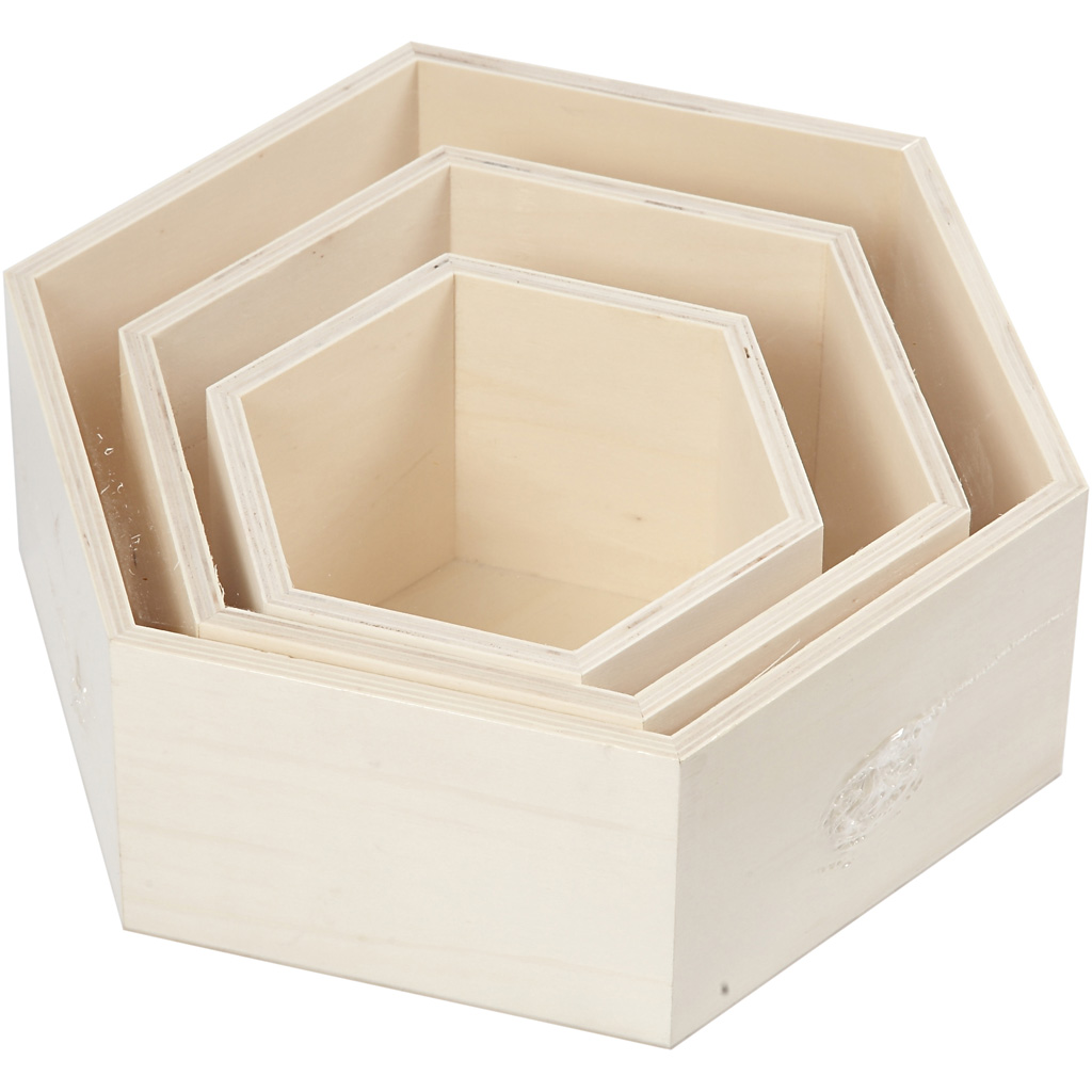 Oppbevaringskasser Creativ Company D 10 cm 3 stk/1 sett