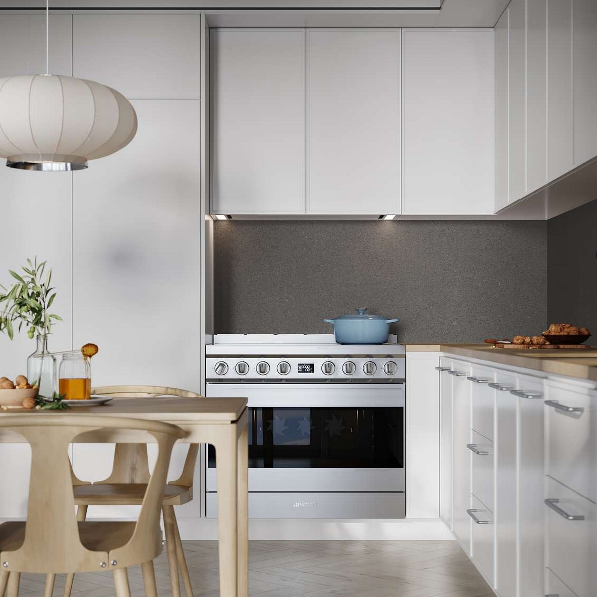 Kitchen Board Fibo 4003-KM00 Grey Terrazzo
