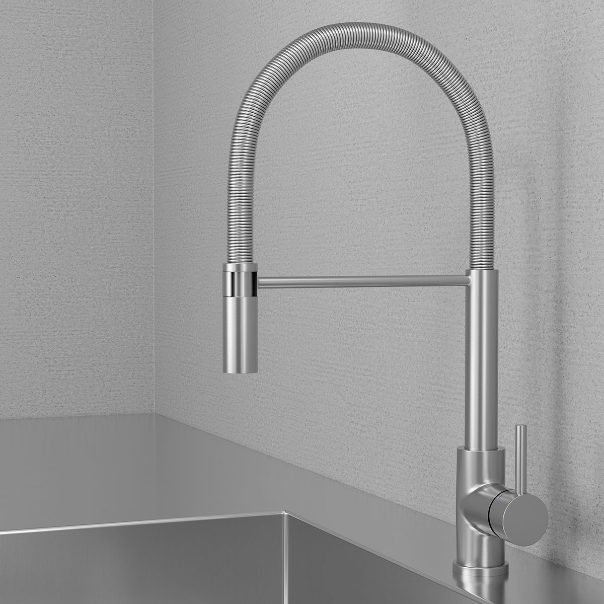 Kjøkkenbatteri Scandtap Steel Pro Rustfritt stål
