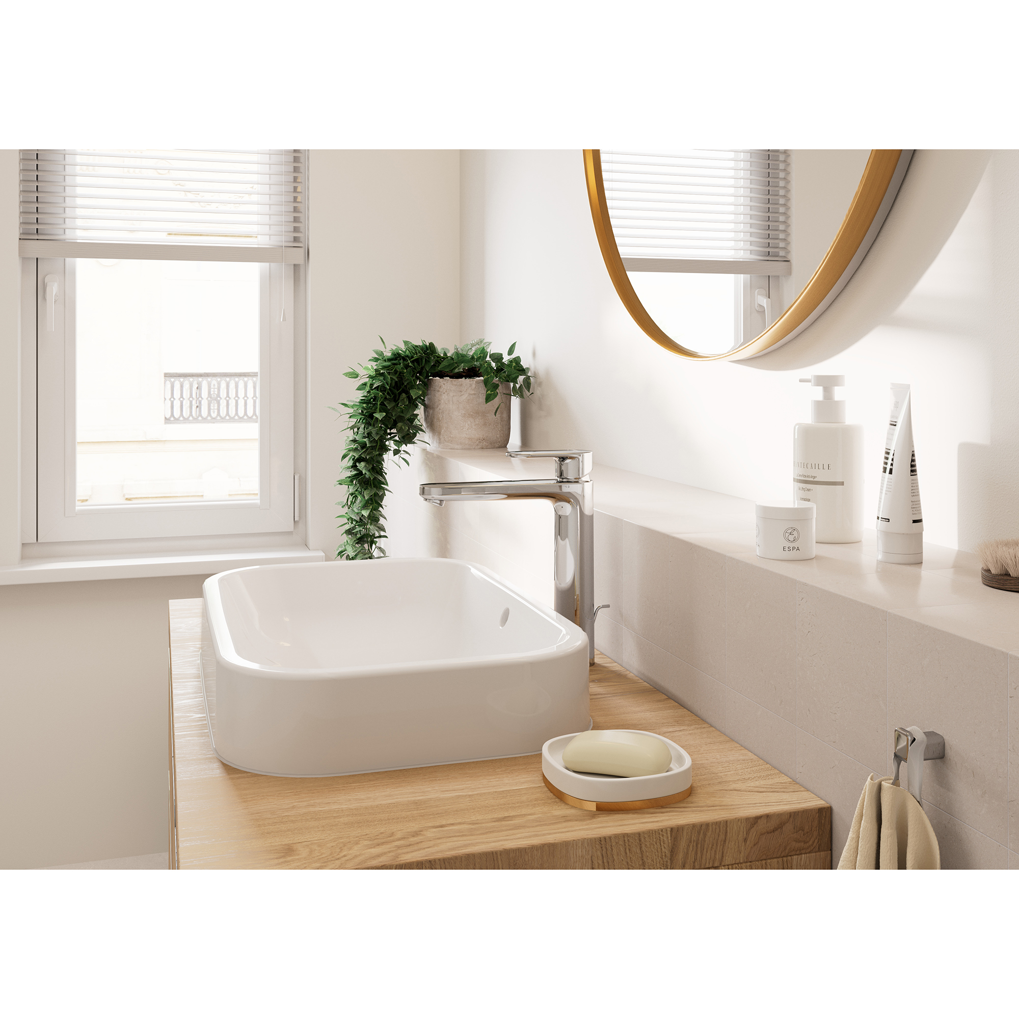 Servantbatteri Hansgrohe Vernis Blend 190 med Løfteventil