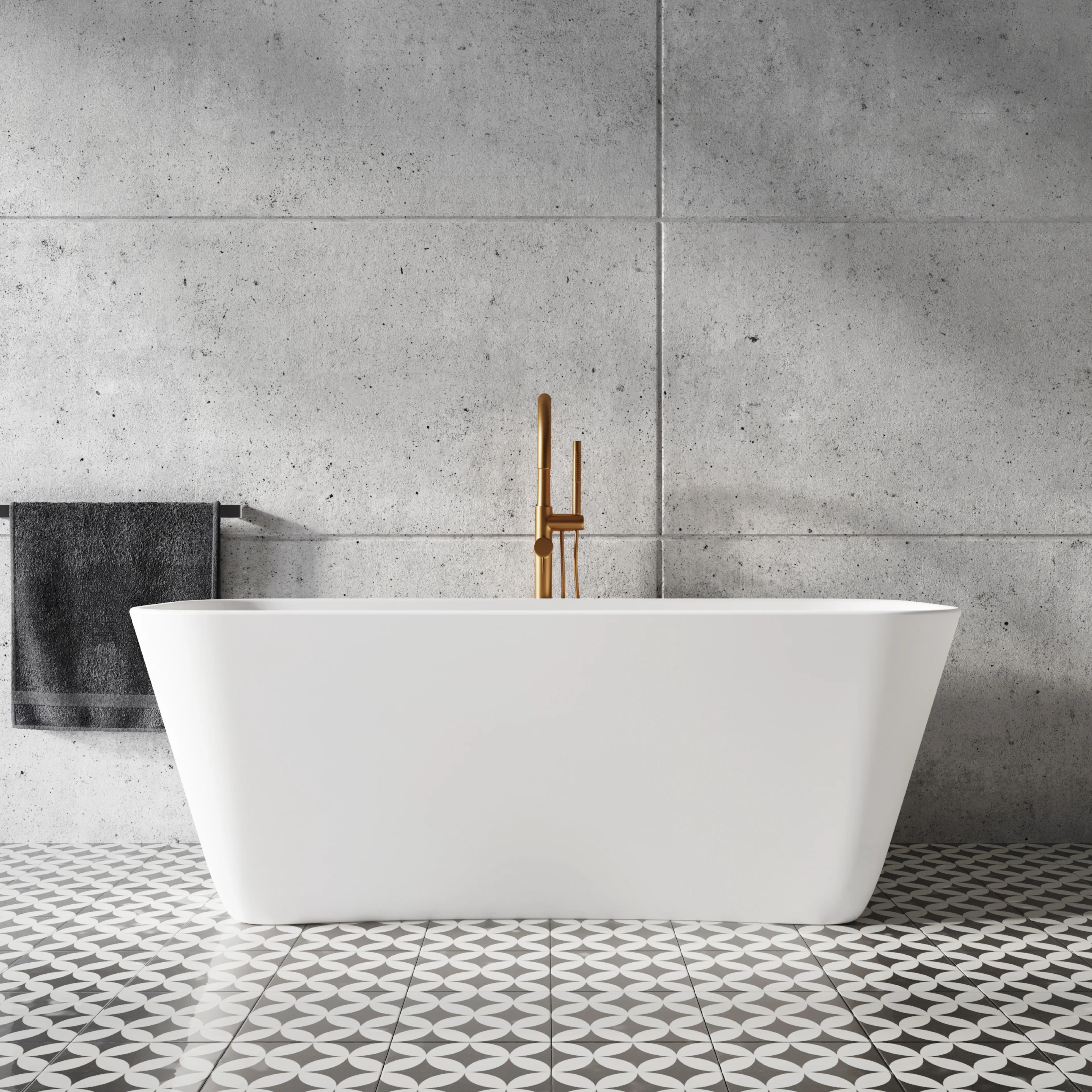 Badkar Swebad Oskarshamn Solid Surface