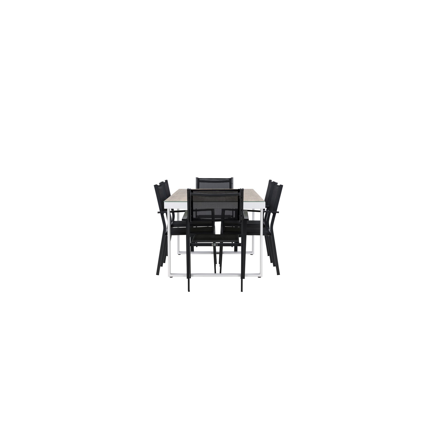Hagegruppe Venture Home Merlo med 6 Copacabana Stoler