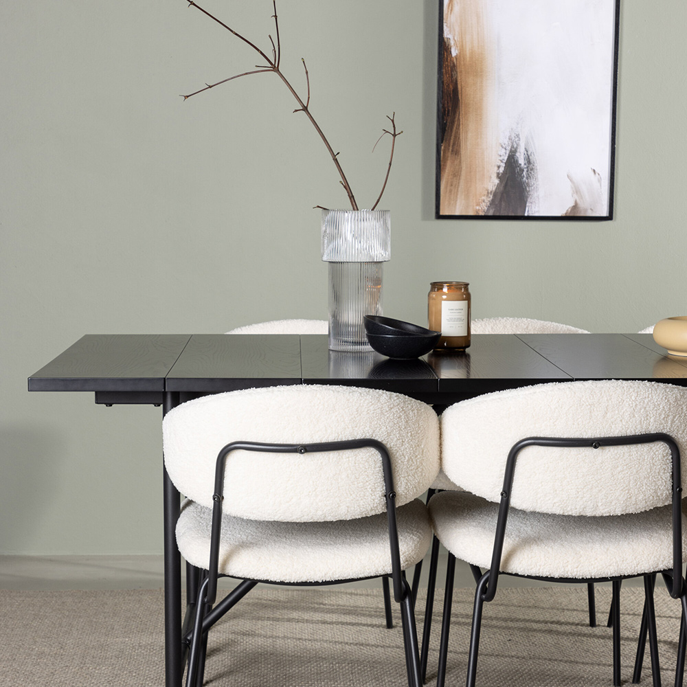 Spisegruppe Venture Home Astrid med 6 Chico Stoler