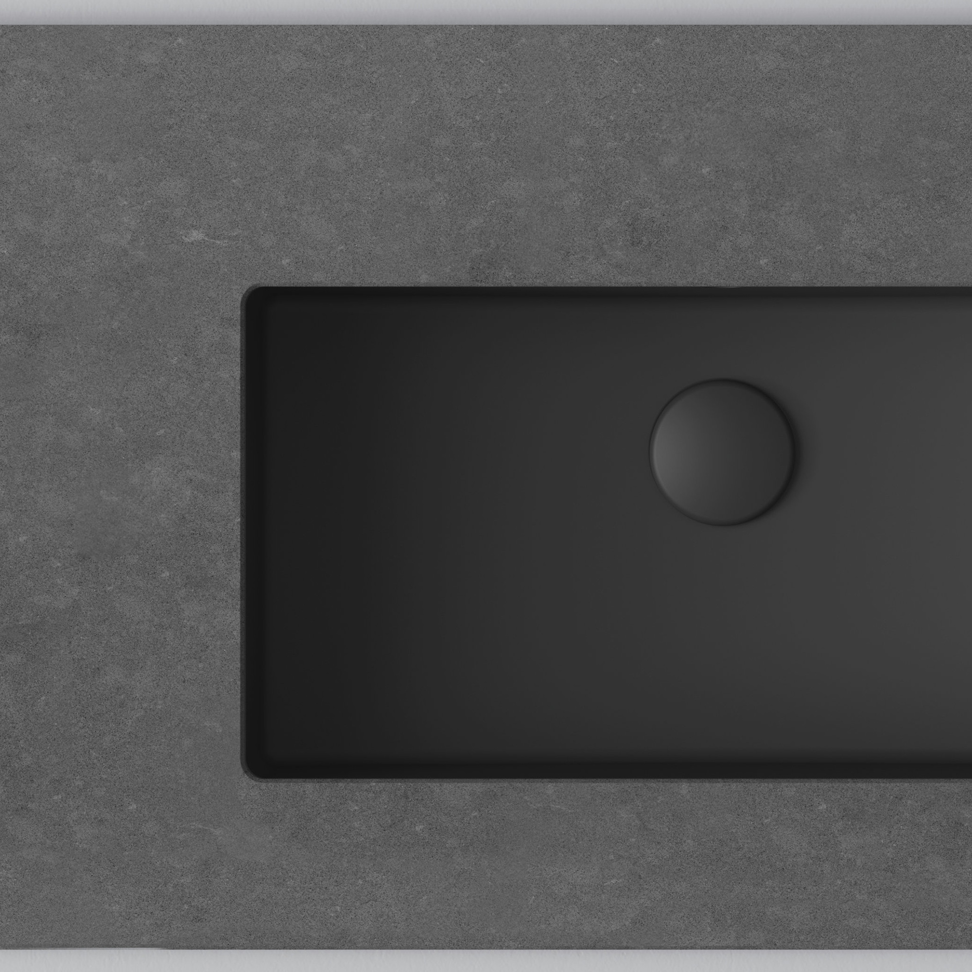 Bänkskiva INR Wave med 2 Tvättställ utan hål för Blandare