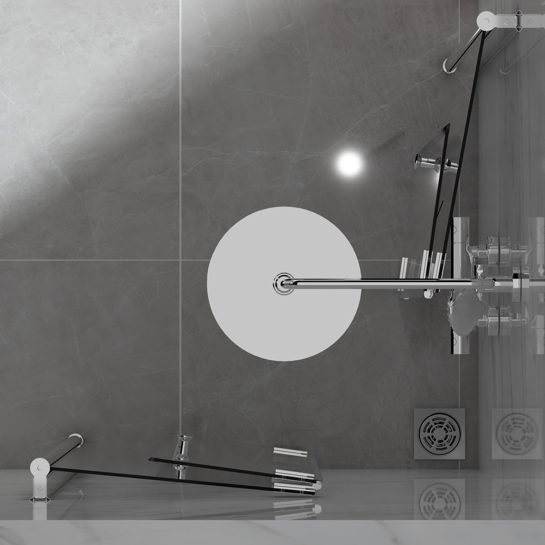 Duschhörna Bathlife Vikbar Rak