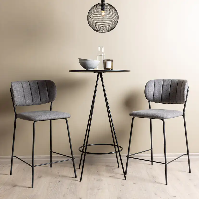 Spisegruppe Venture Home Bistro Ø60 cm med 2 stk Bell Stoler