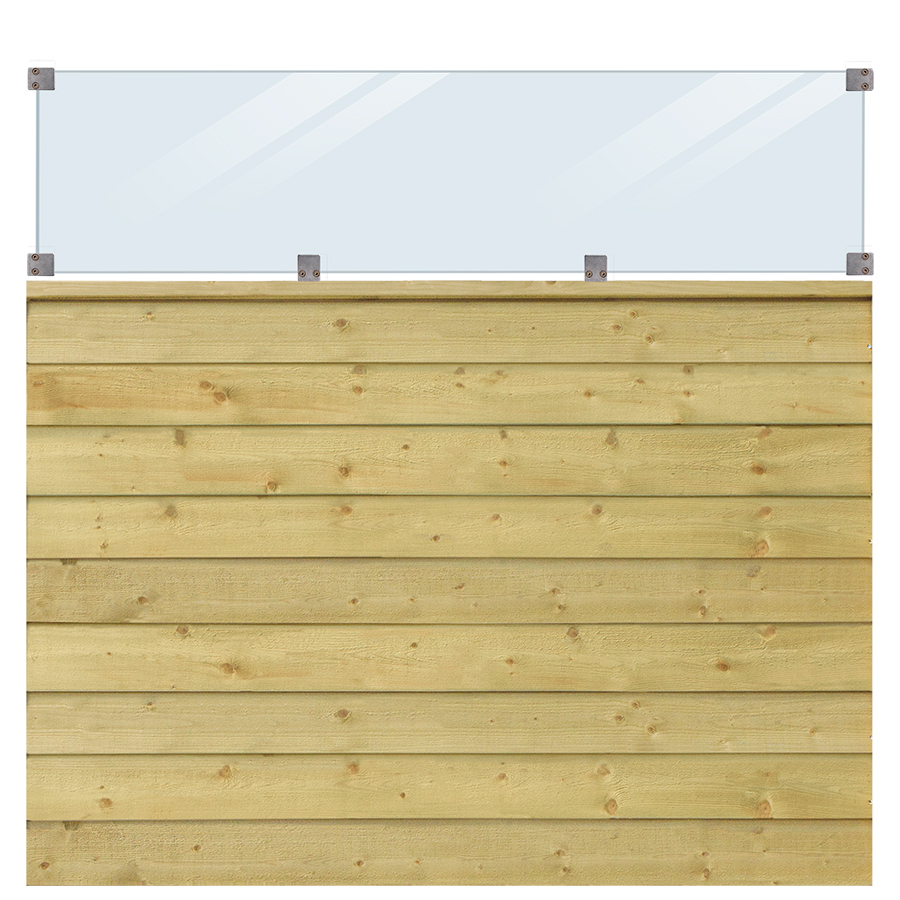 Levegg PLUS Klink med Glass 174x163