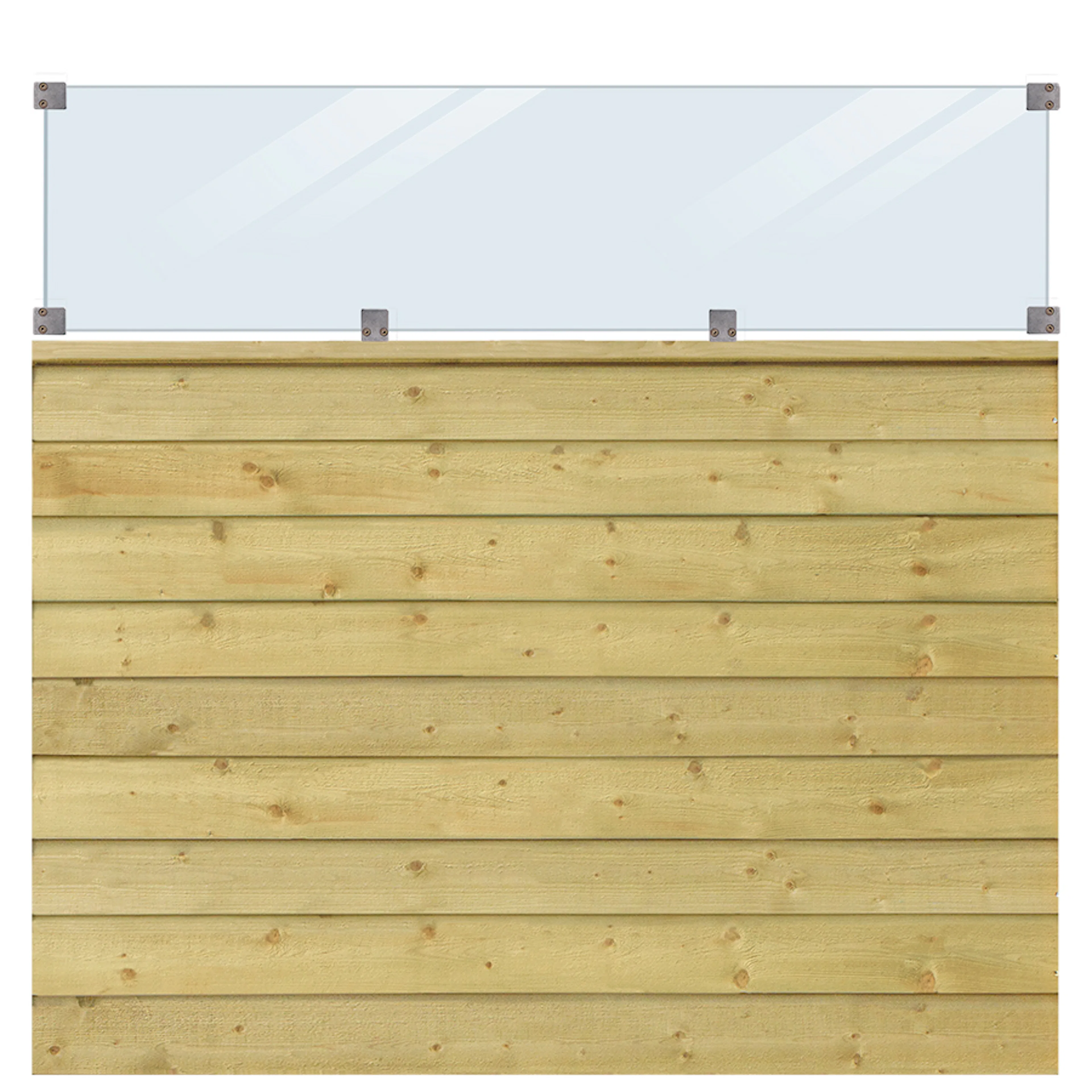 Levegg PLUS Klink med Glass 174x163