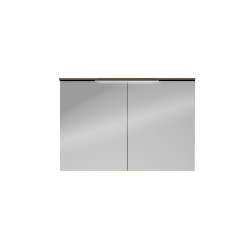 Speilskap FOSSBAD B120 D12 med Lystopp 60 + 60