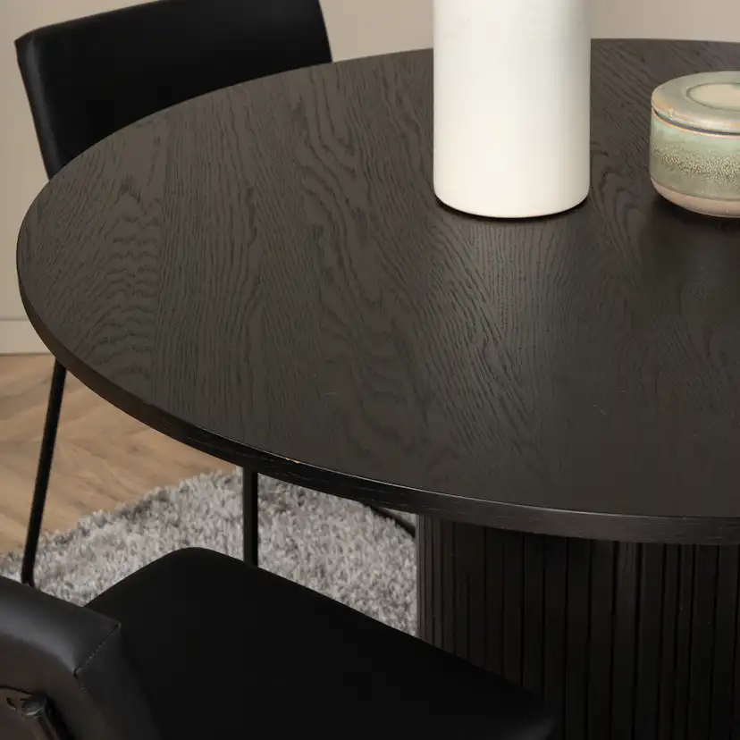 Spisegruppe Venture Home Bianca Rund med 4 Kungshamn Stoler