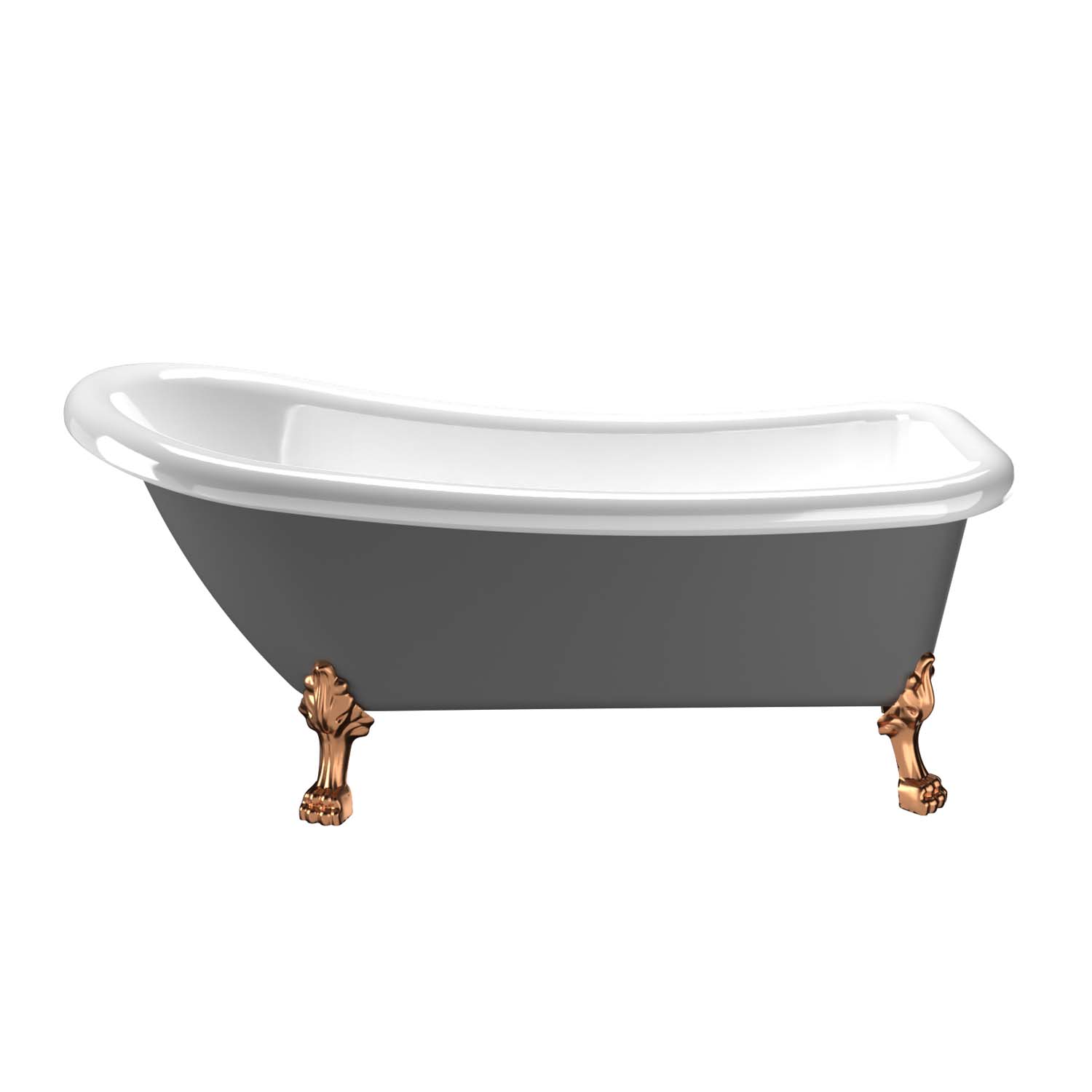 Tassbadkar Bathlife Ideal Grå