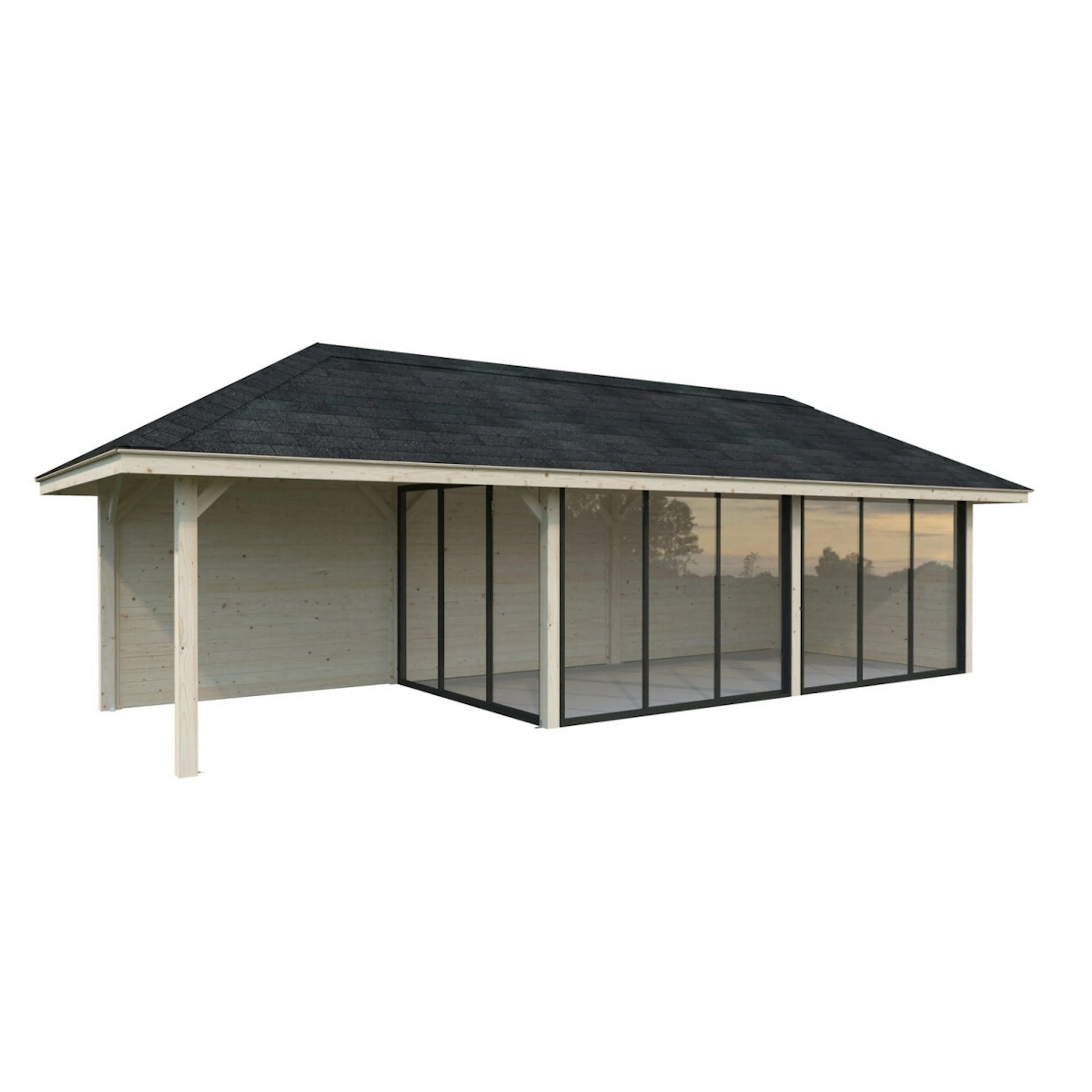 Hagestue Palmako Bianca 24,9 m2 Sett 217 Slide