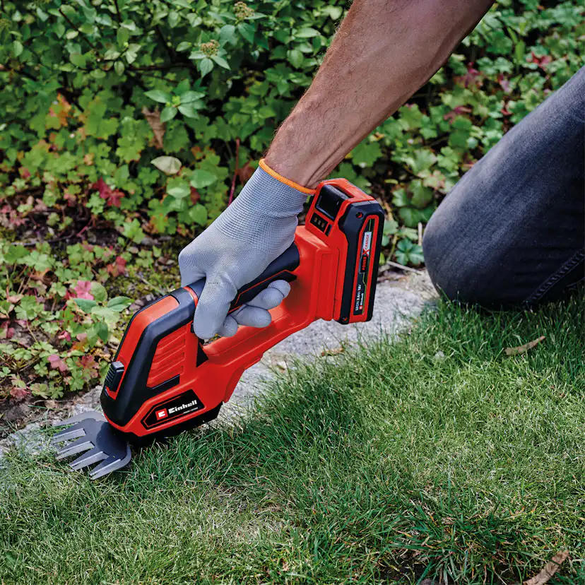 Multitrimmer Gress og Hekklipper Einhell GE-CG 18/100 Li Uten Batteri og Lader