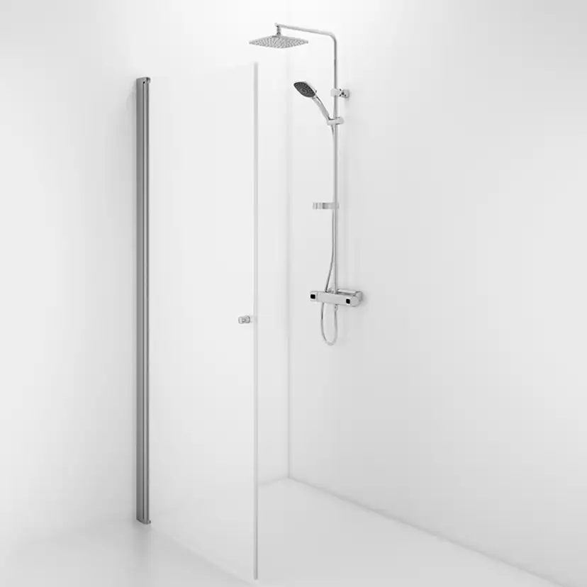 Duschdörr Contura Shower Space Rak SPNF med Knopp