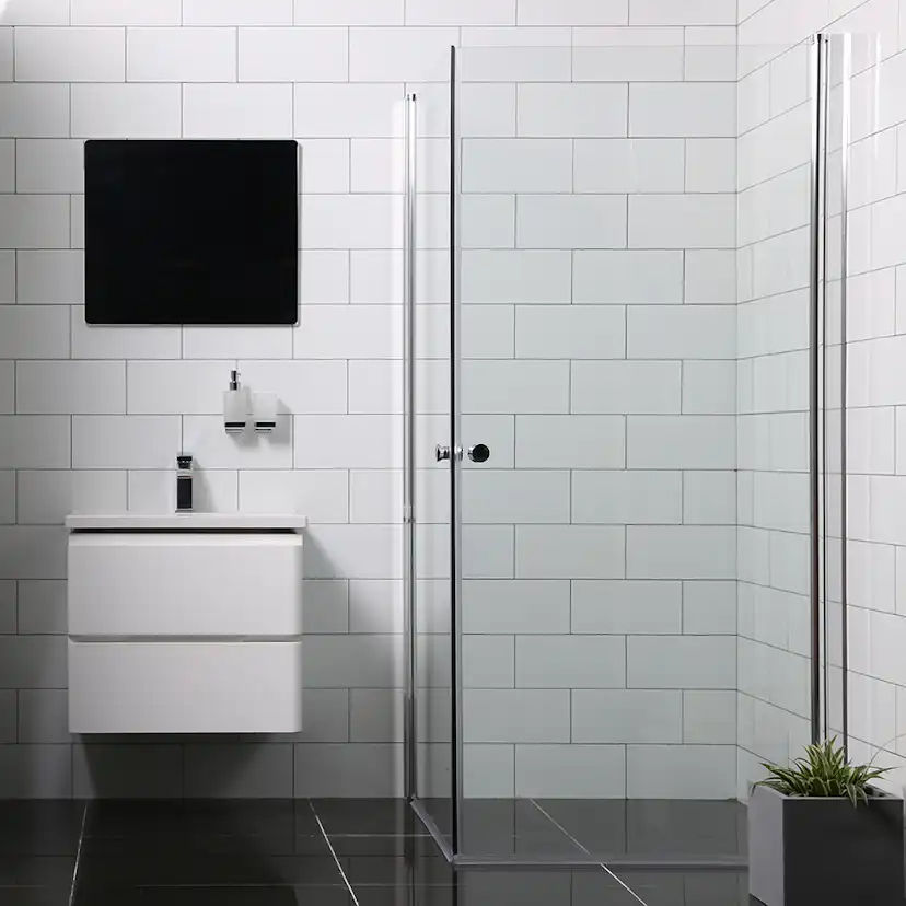 Dusjhjørne Bathlife Allsidig Rett Dør + Rett Dør