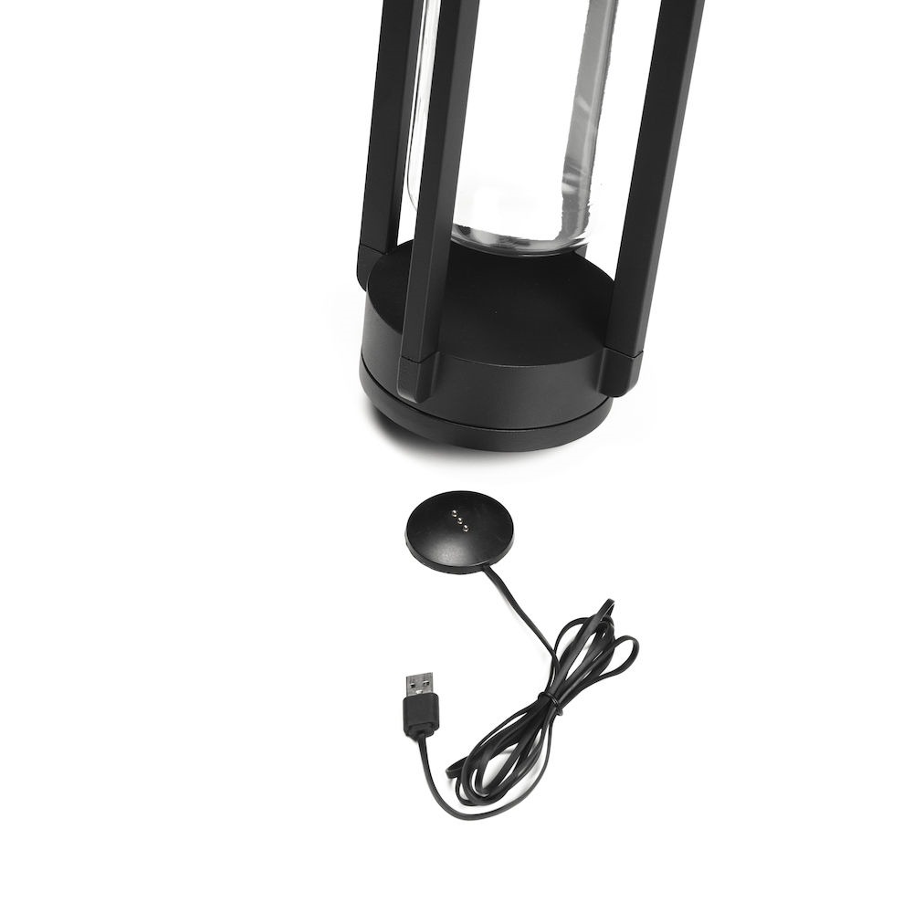 Lykt Gnosjö Konstsmide Otranto Sort USB 44 cm