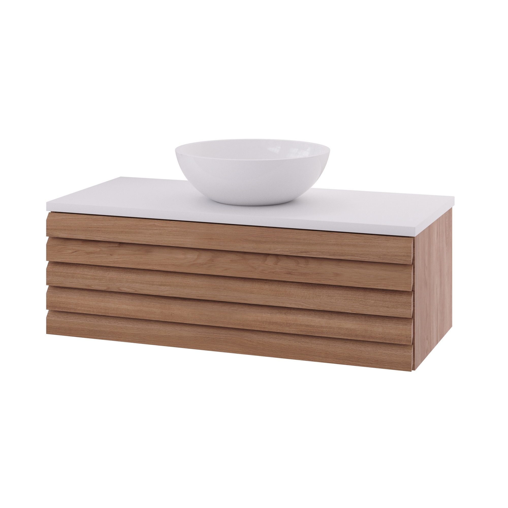 Servantskap Linn Bad Selma 100 cm 1 Skuff Eikestav