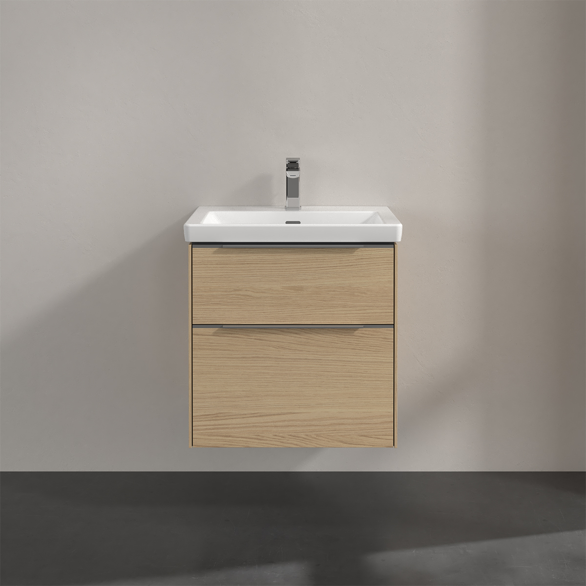 Tvättställsskåp Villeroy & Boch Subway 3.0 med 2 Lådor
