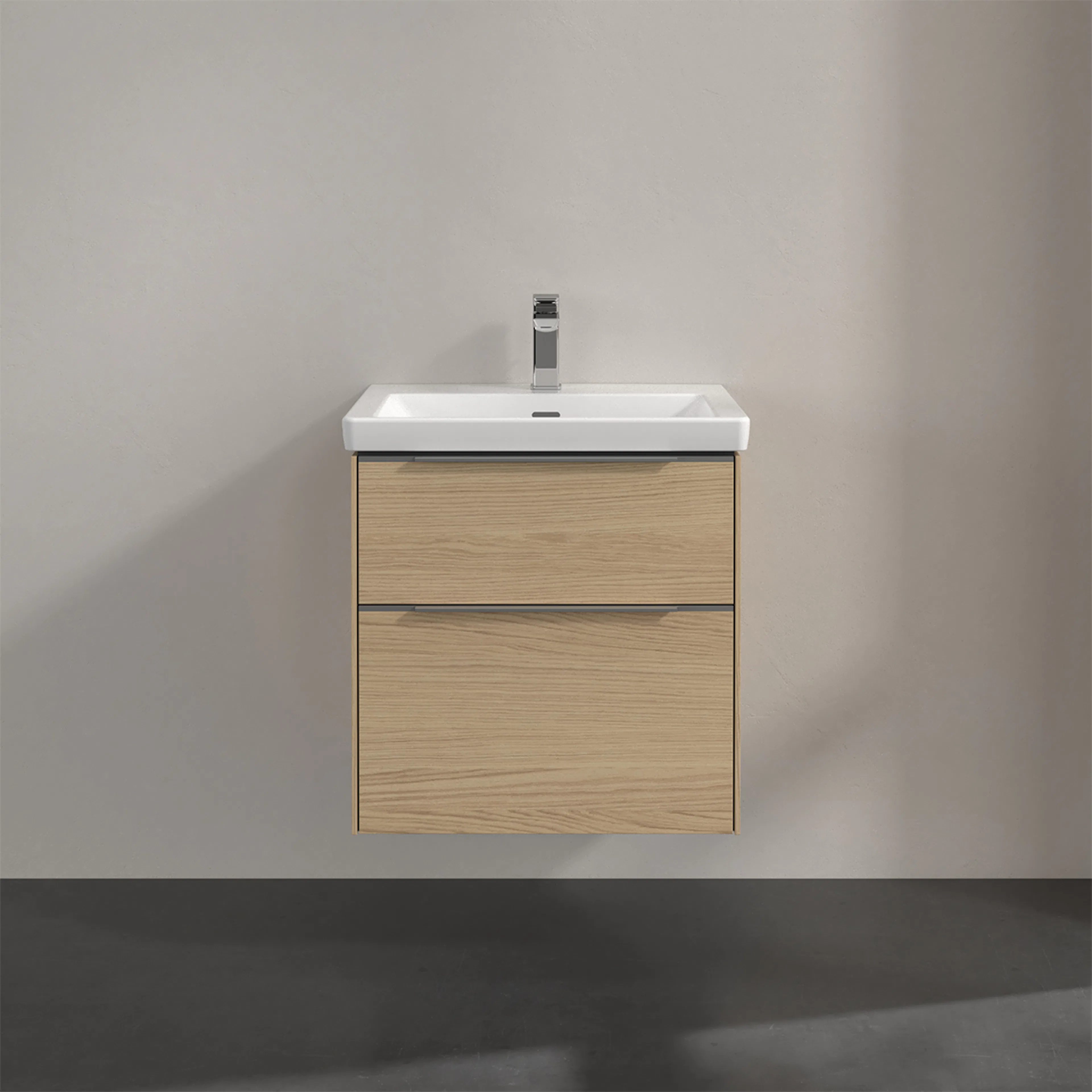 Tvättställsskåp Villeroy & Boch Subway 3.0 med 2 Lådor