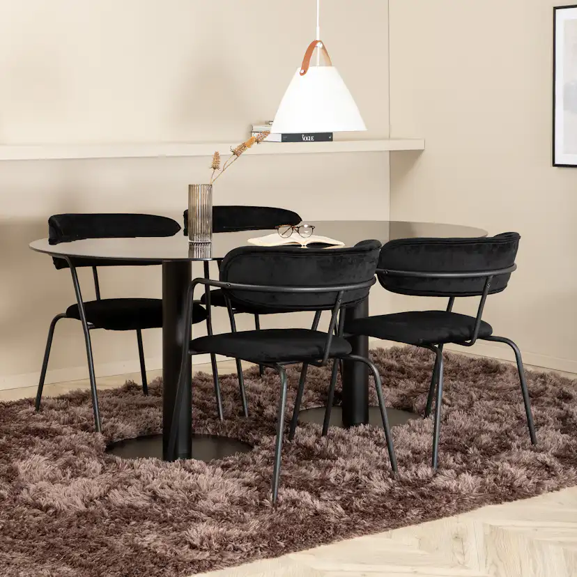Spisegruppe Venture Home Oslo med 4 Aris Stoler