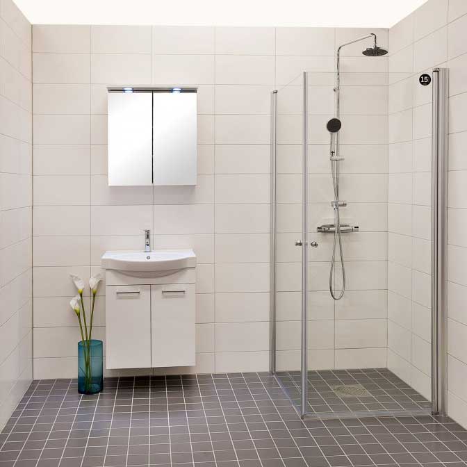 Flis Arredo Polar Hvit Matt 20x40 cm