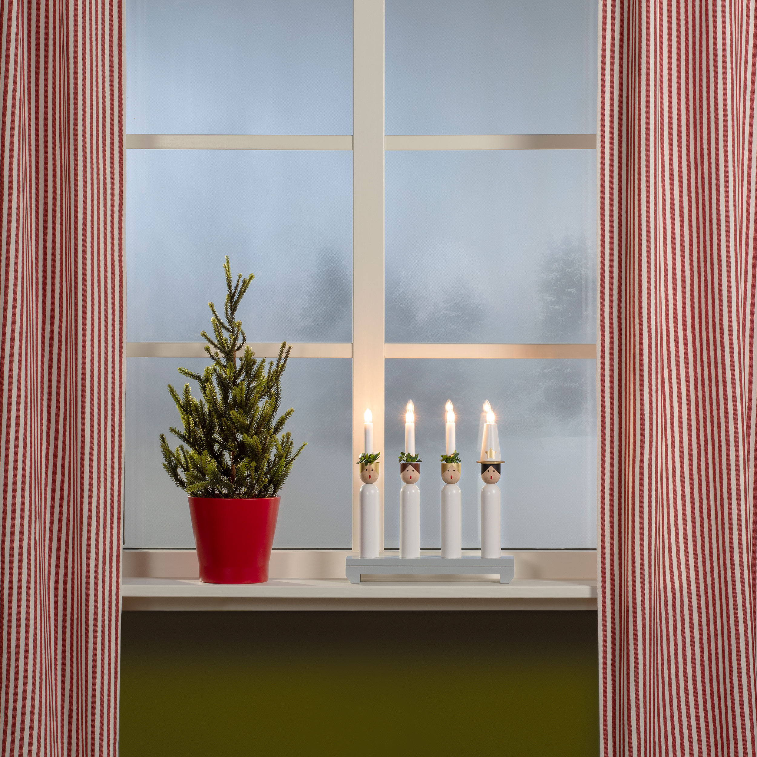 Adventstake Gnosjö Konstsmide Lucia-tog 4L