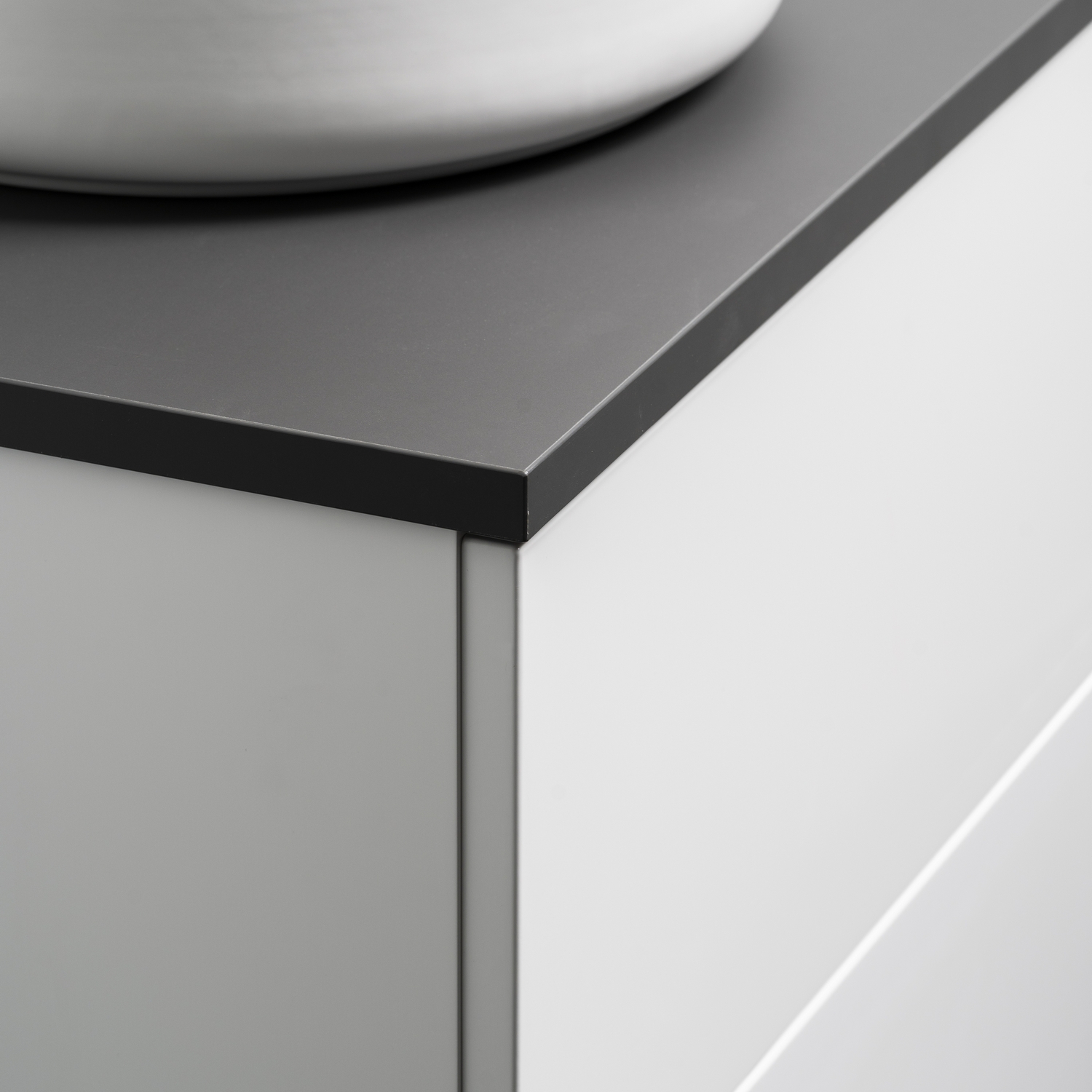 BÄNKSKIVA ON TOP 1100 ANTRACIT BxD: 1110x462 mm, Antrasittgrå