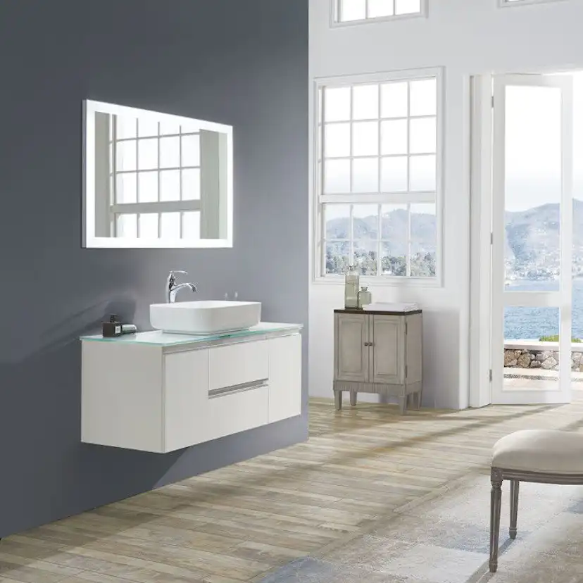 Speil LH Modern med LED Belysning