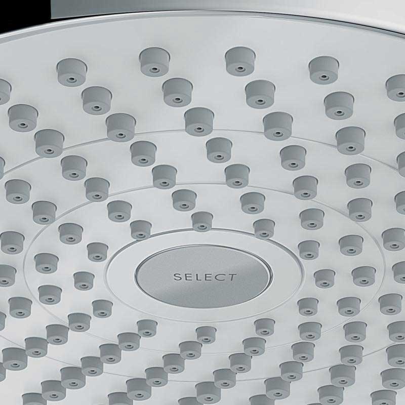 Taksil Hansgrohe Croma Select S 180 2jet Vit/Krom Hvit/Krom, Uten EcoSmart