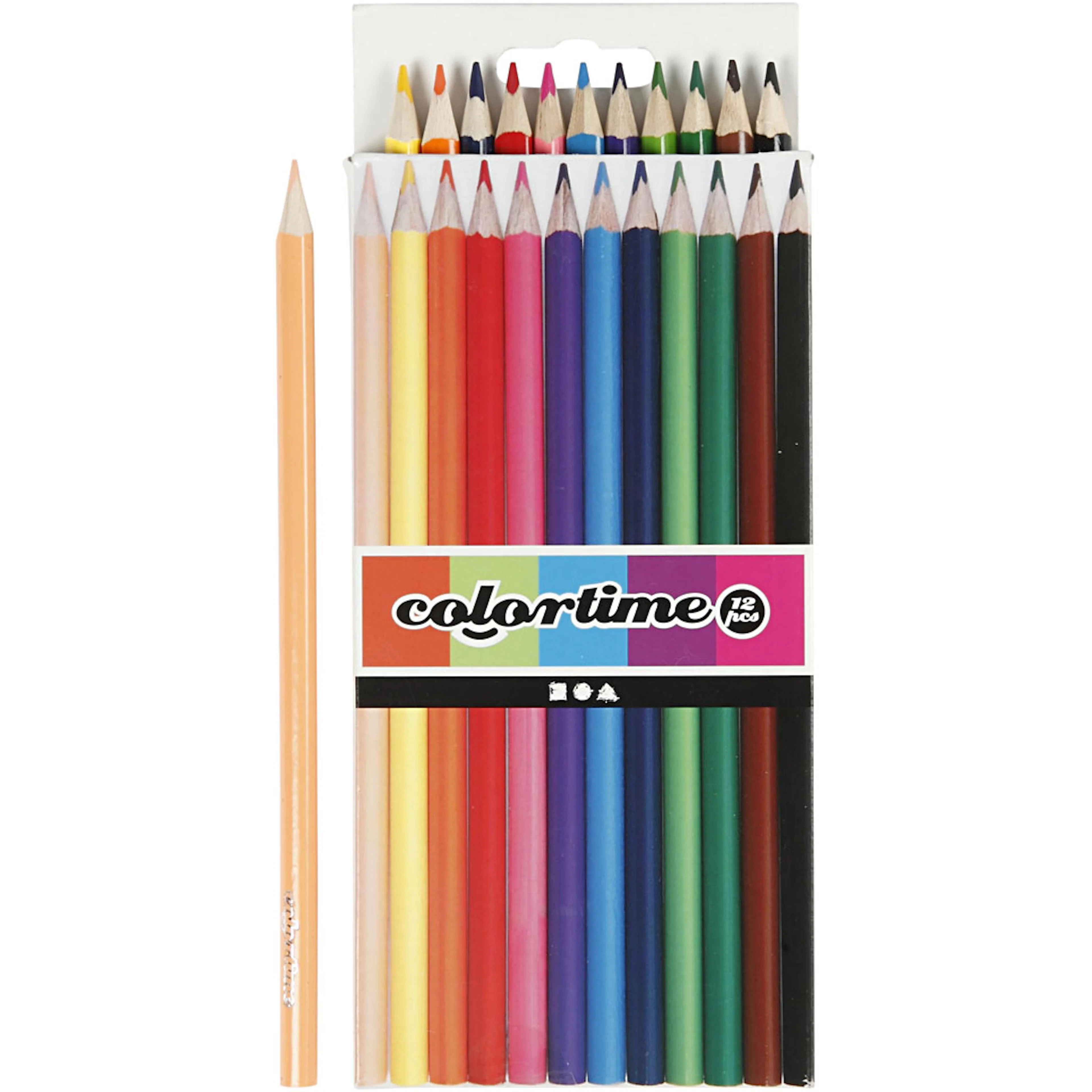 Fargeblyanter Creativ Company 12 stk/1 Pk