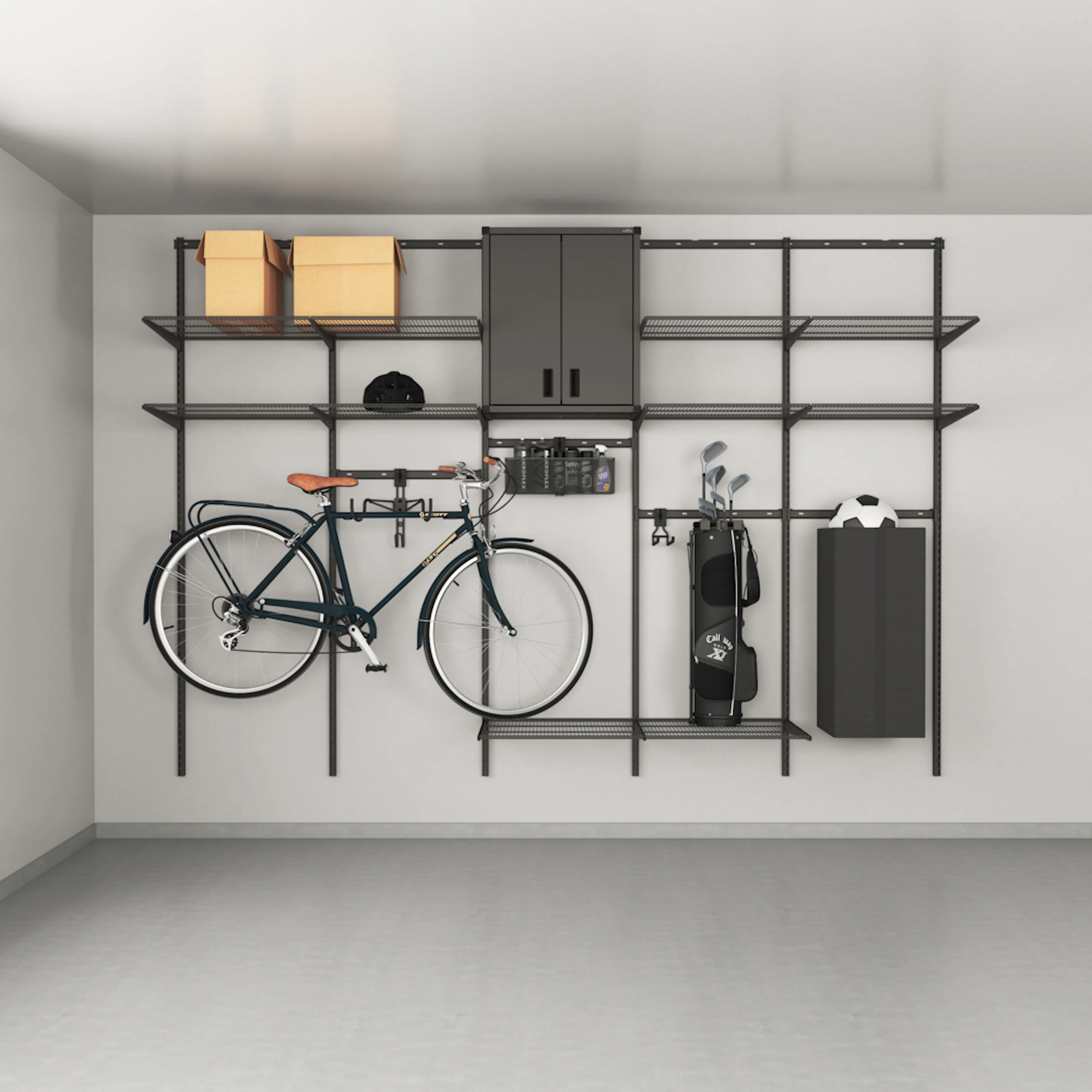 Familieoppbevaring Elfa Ready Solution 2 Garage+