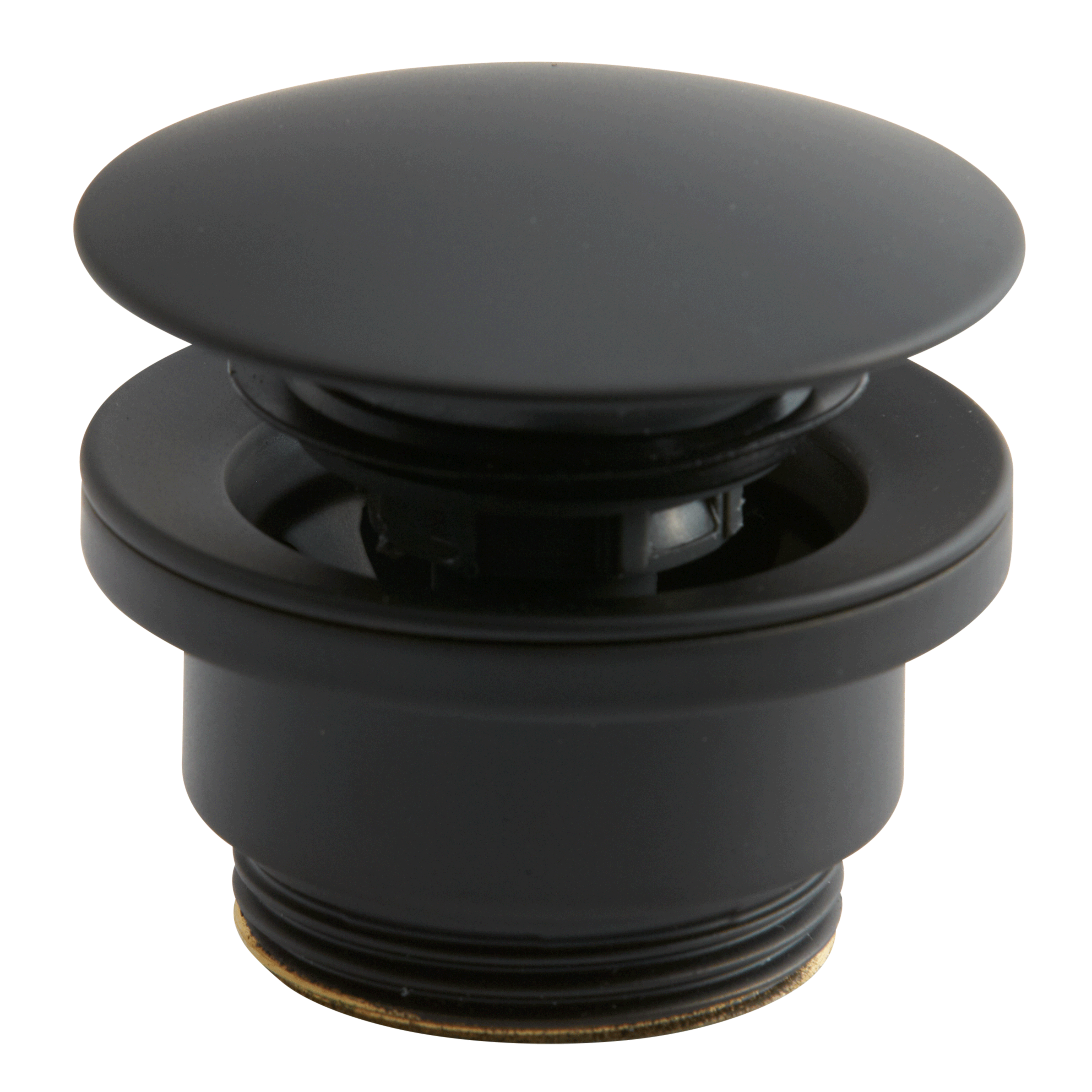 LAVABO Luna Universal Pop-up bundventil, Matsort Sort Matt