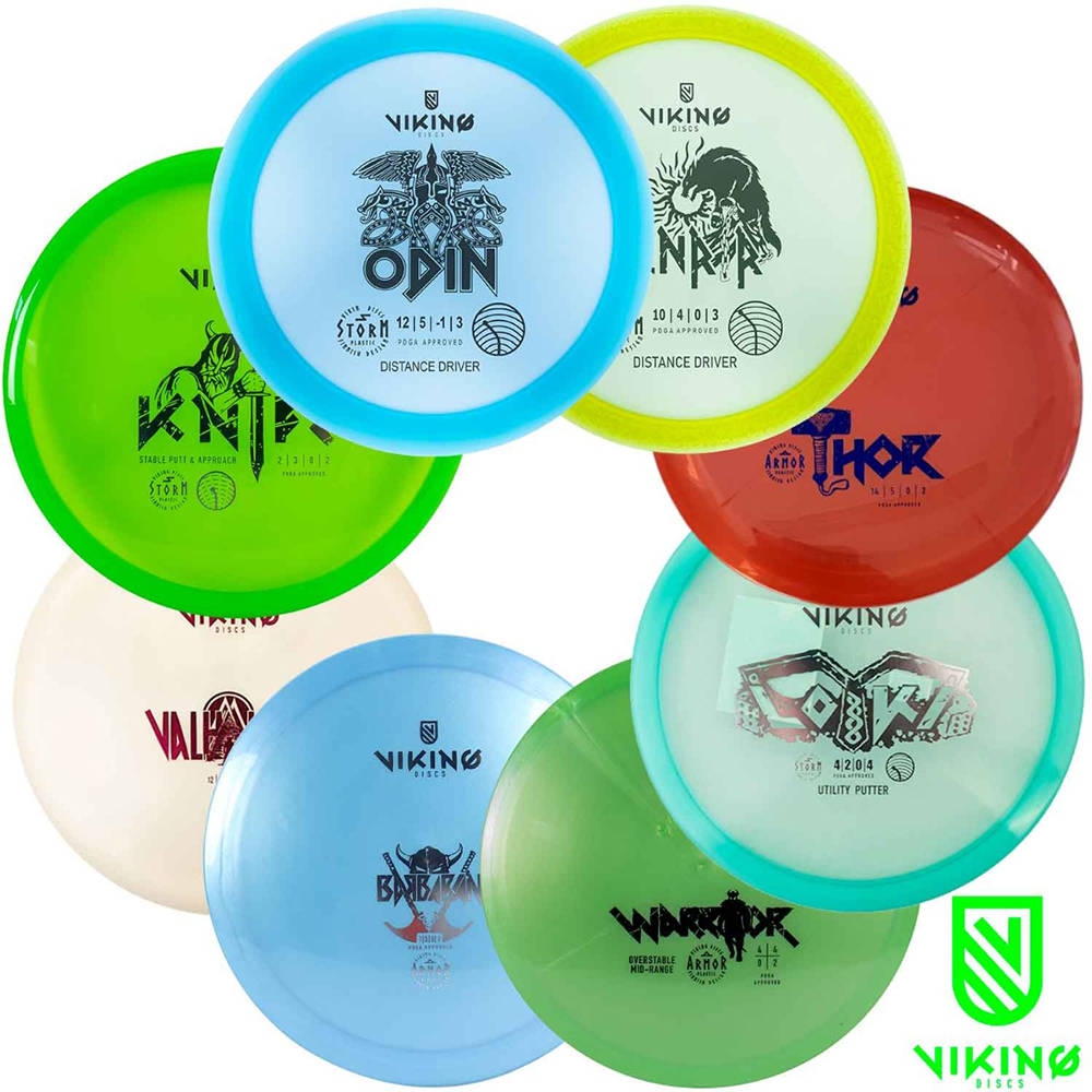 Frisbeegolf Viking Discs VD Tournament 8-Disc Sett