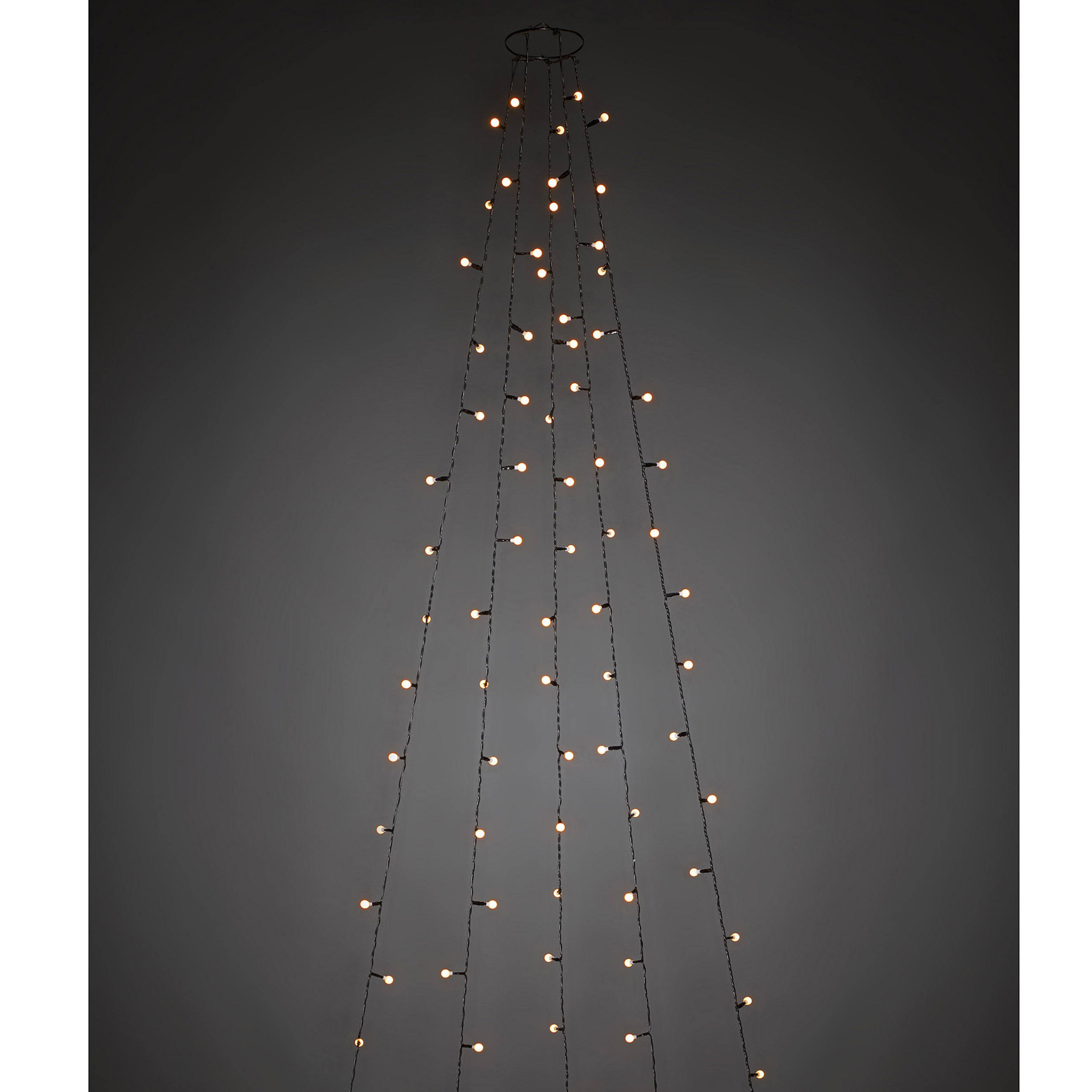 Juletrelys Gnosjö Konstsmide Cherry LED Amber