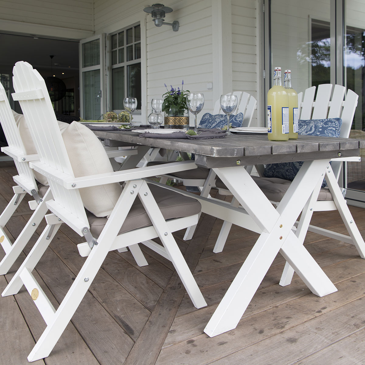 Hagebord Hillerstorp Shabby Chic 86x195 cm