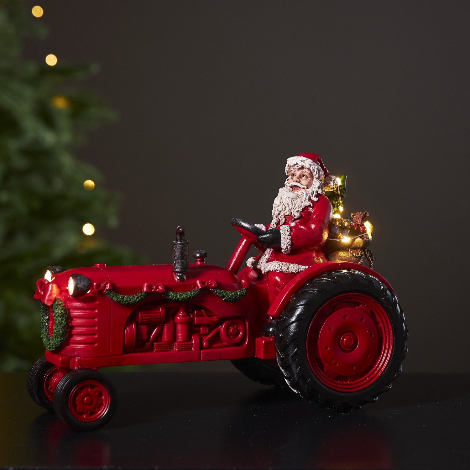 Juledekorasjon Star Trading Merryville Traktor