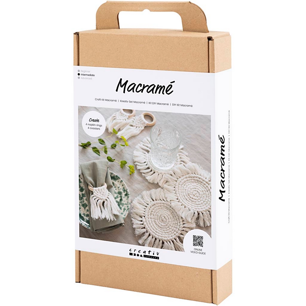 Hobbysett Creativ Company DIY Kit Borddekorasjoner Makramé