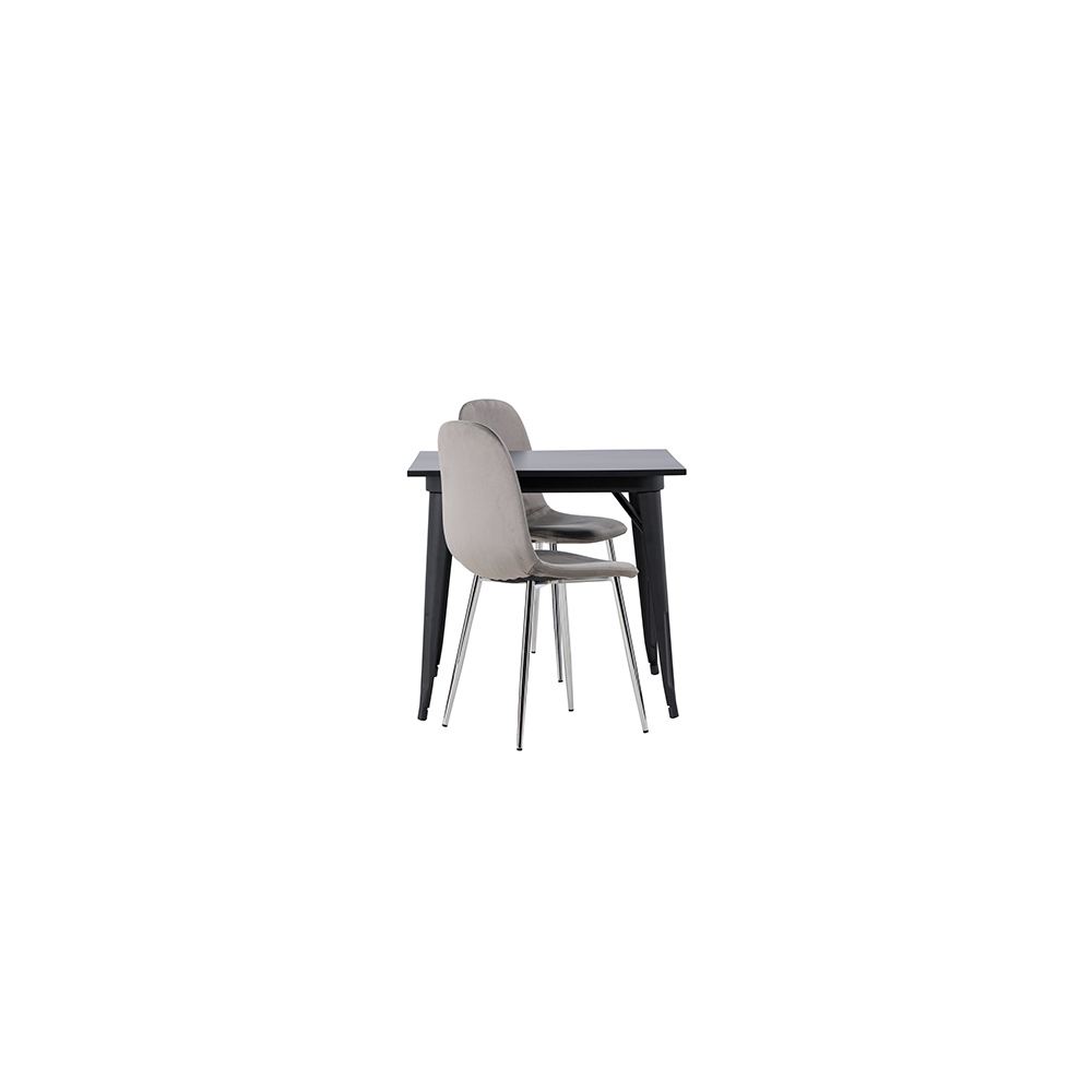 Spisegruppe Venture Home Tempe med 2 stk Eva Stoler
