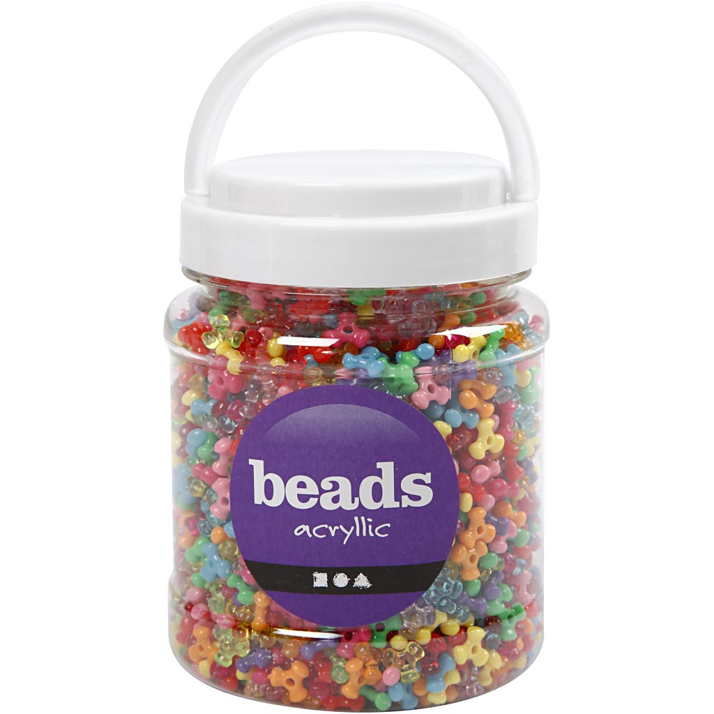 Møllemix Creativ Company Ass Farger Dia 10 mm Hullstr 2 mm 700 ml/1 Pk