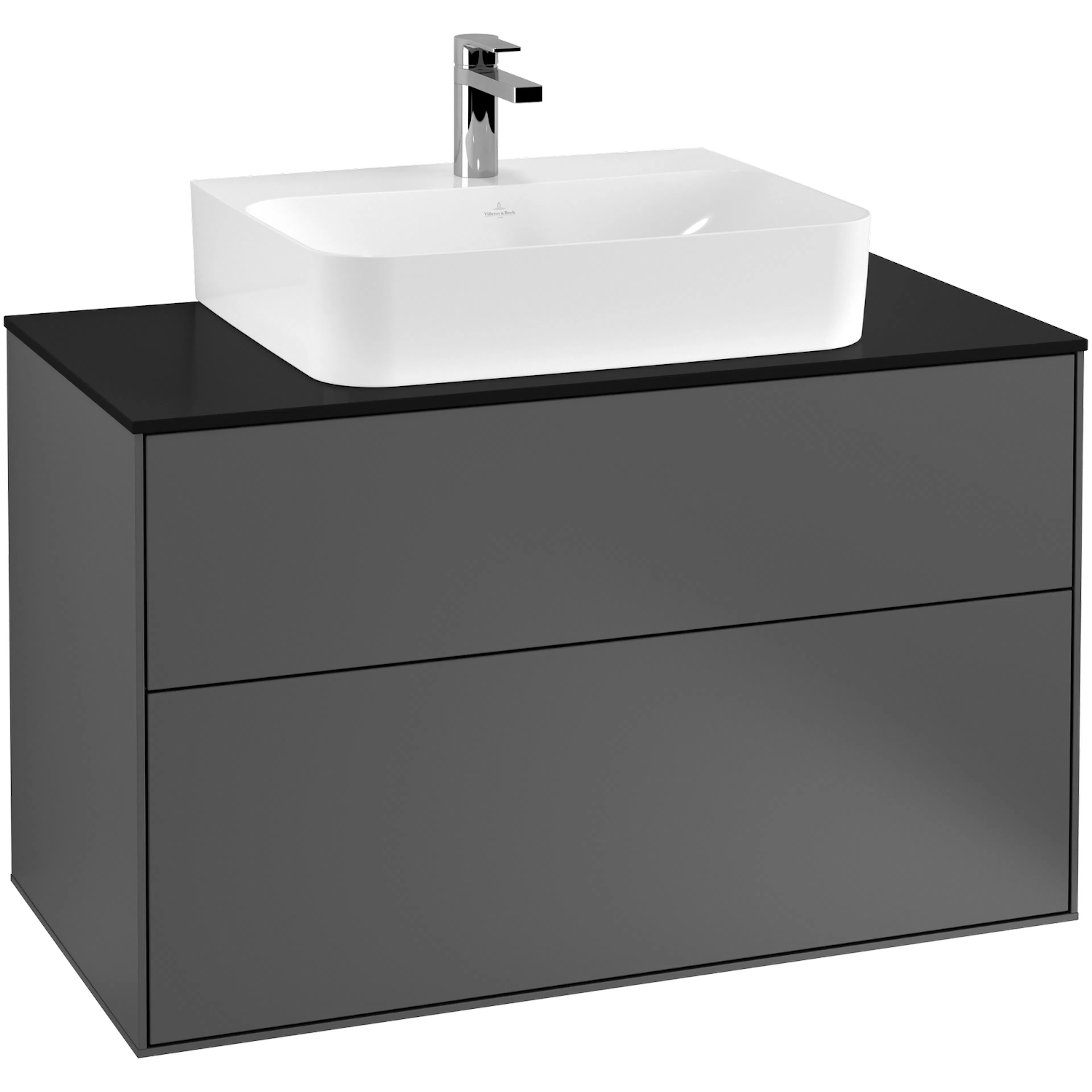 Mattsvart glas