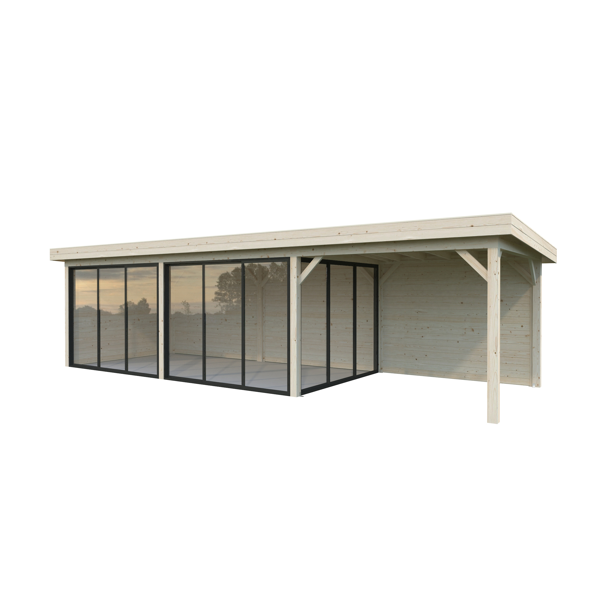 Hagestue Palmako Lenna 24,9 m2 Set 417 Slide