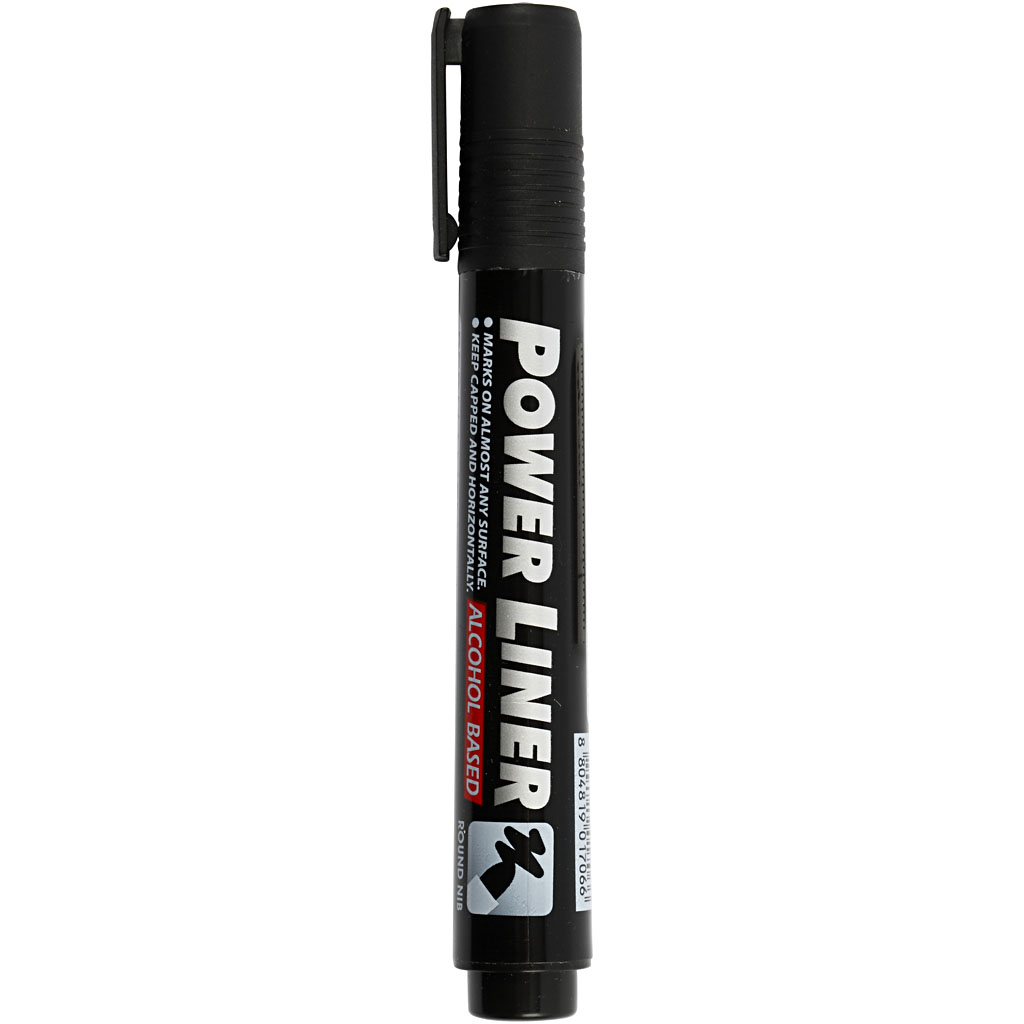 Power Liner Creativ Company Svart Strek 1,5-3 mm 1 Stk