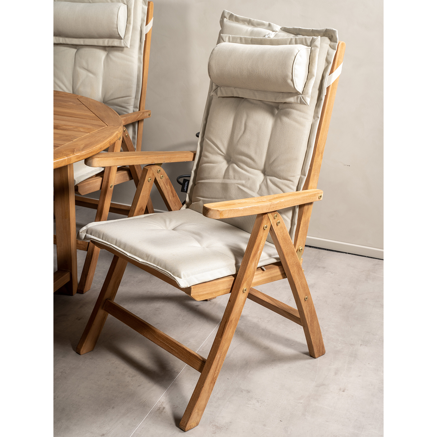 Spisegruppe Venture Home Kenya 180-240x120 Teak med 6 Kenya PositionsLenestoler