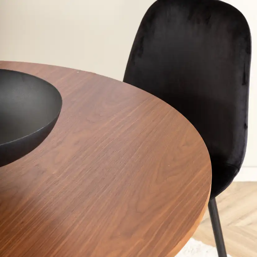 Spisegruppe Venture Home med Bianca Spisebord og 4 Pobbie Spisestoler