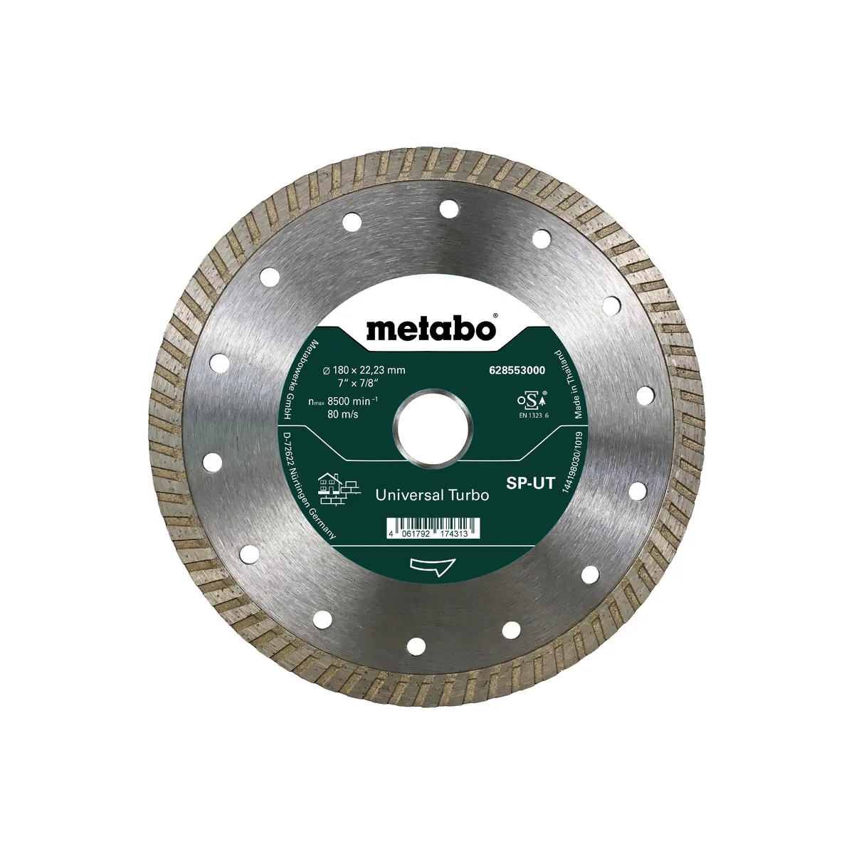 Diamantskive Metabo Universal Turbo Ø 180 mm