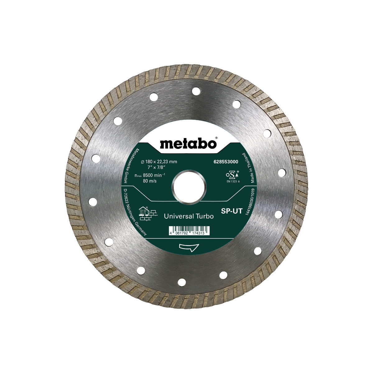 Diamantskive Metabo Universal Turbo Ø 180 mm