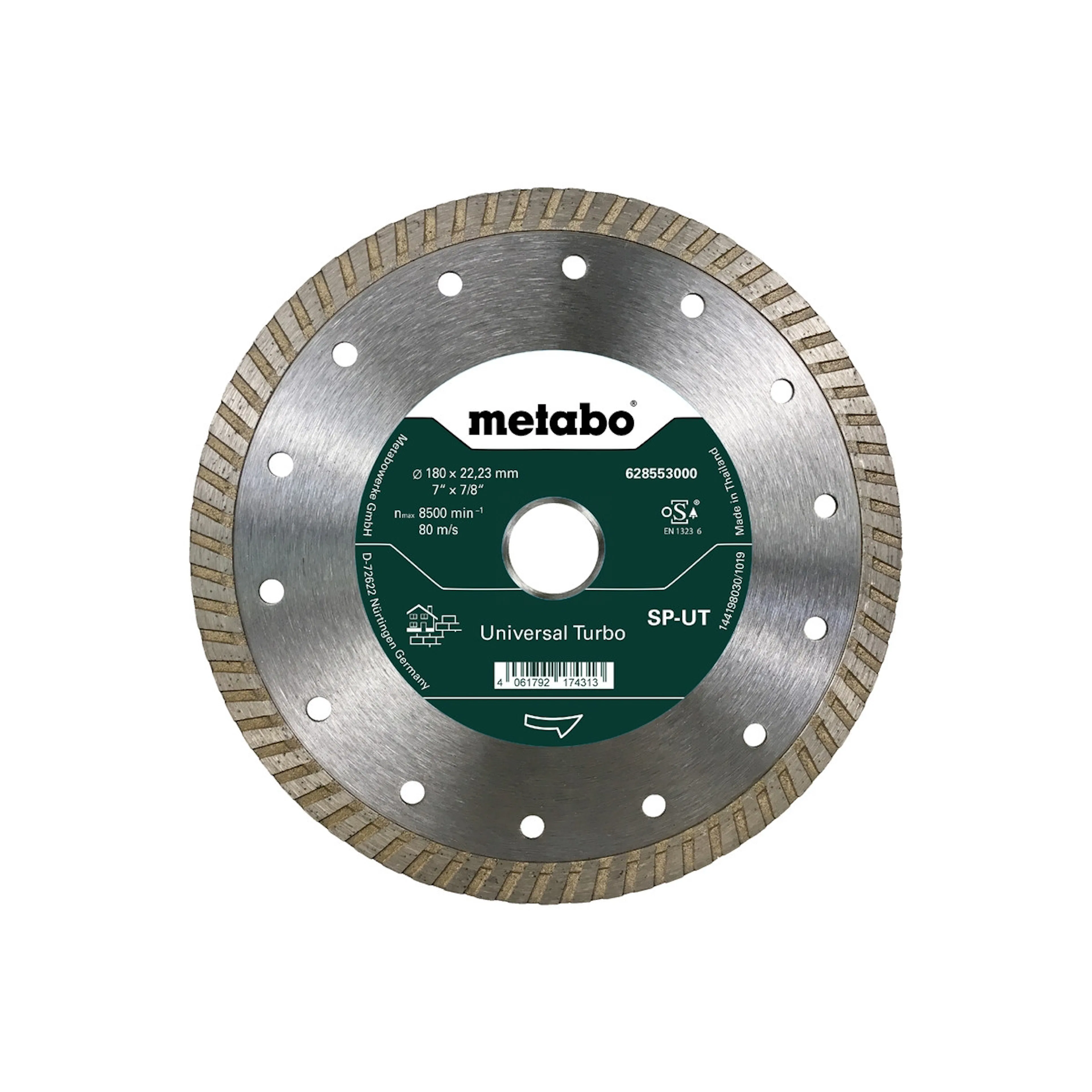 Diamantskive Metabo Universal Turbo Ø 180 mm