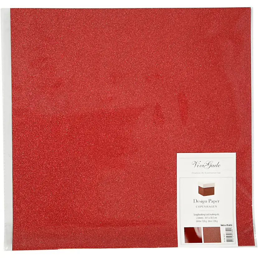 Designpapir Creativ Company 30,5x30,5 cm 2 Ark/1 Pk