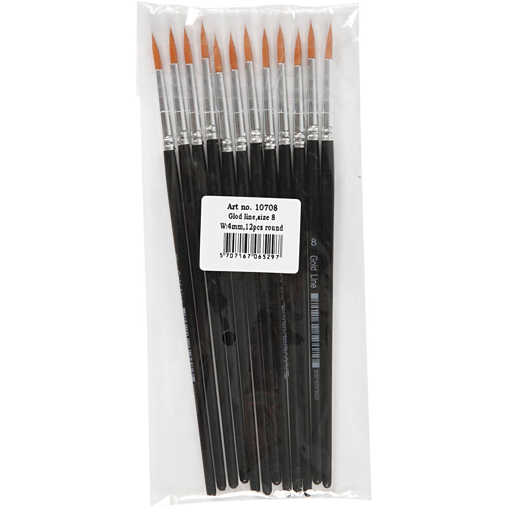 Pensler Creativ Company Gold Line Rund Nr 8 12 Stk/1 Pk